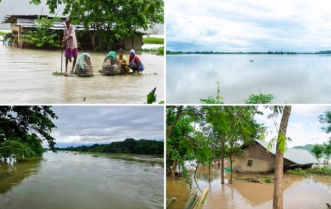  Assam floods: 6 more dead, 24 lakh hit; Amit Shah assures Centre’s full assistance