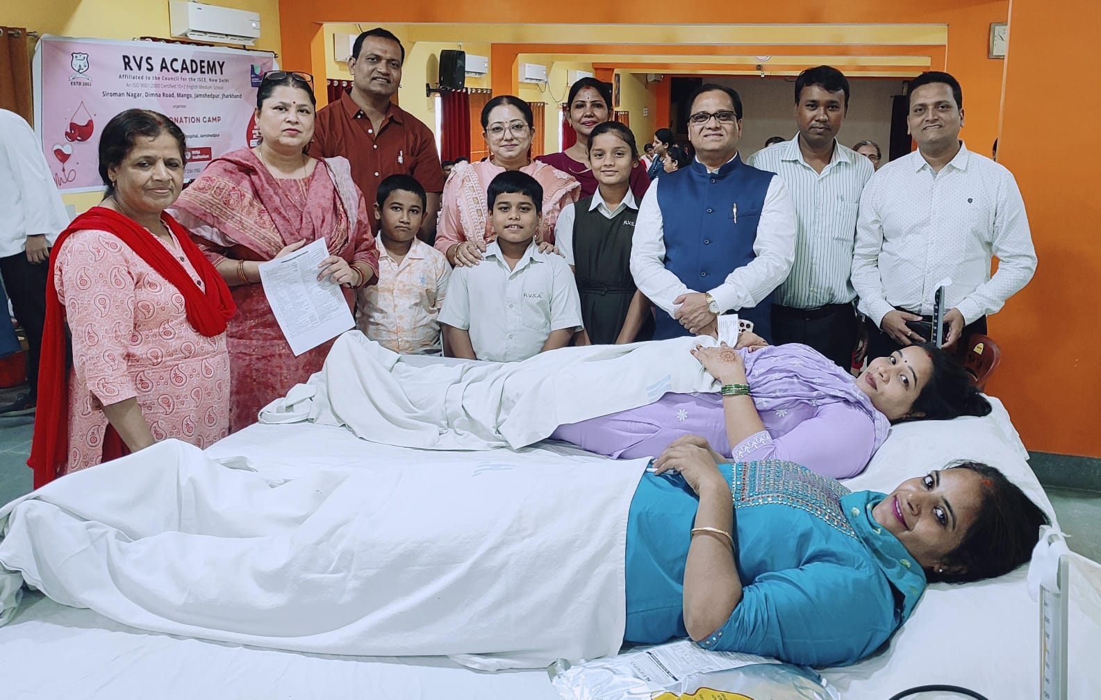  “RVS Academy Organizes Successful Blood Donation Camp in Jamshedpur”