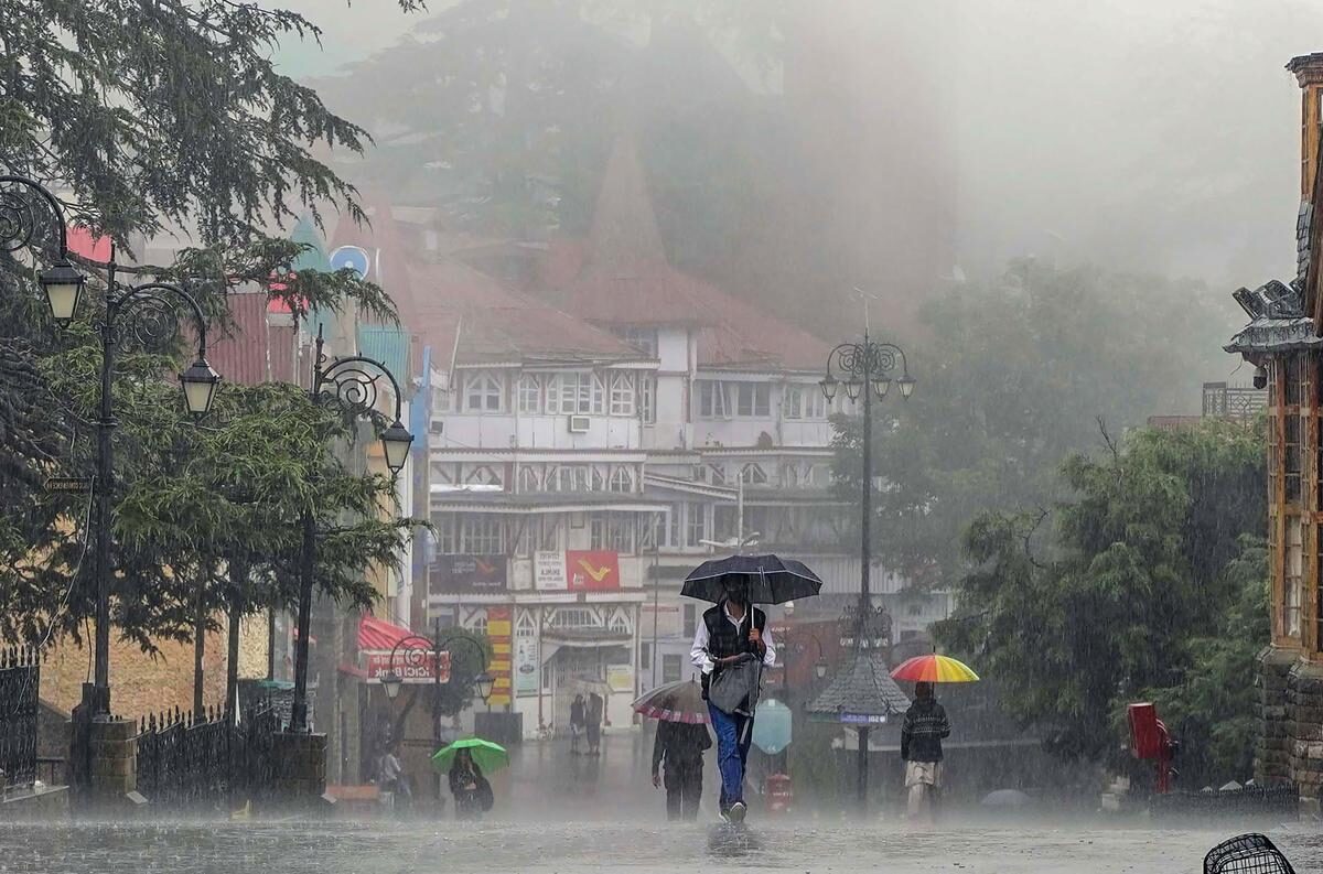  “Widespread Monsoon Rainfall Brings Relief to Himachal Pradesh, Landslides Reported in Shimla”