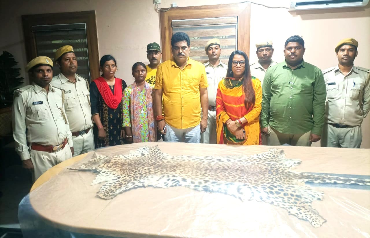  Forest Department Cracks Down on Leopard Bark Smuggling, Arrests Three in Jamshedpur