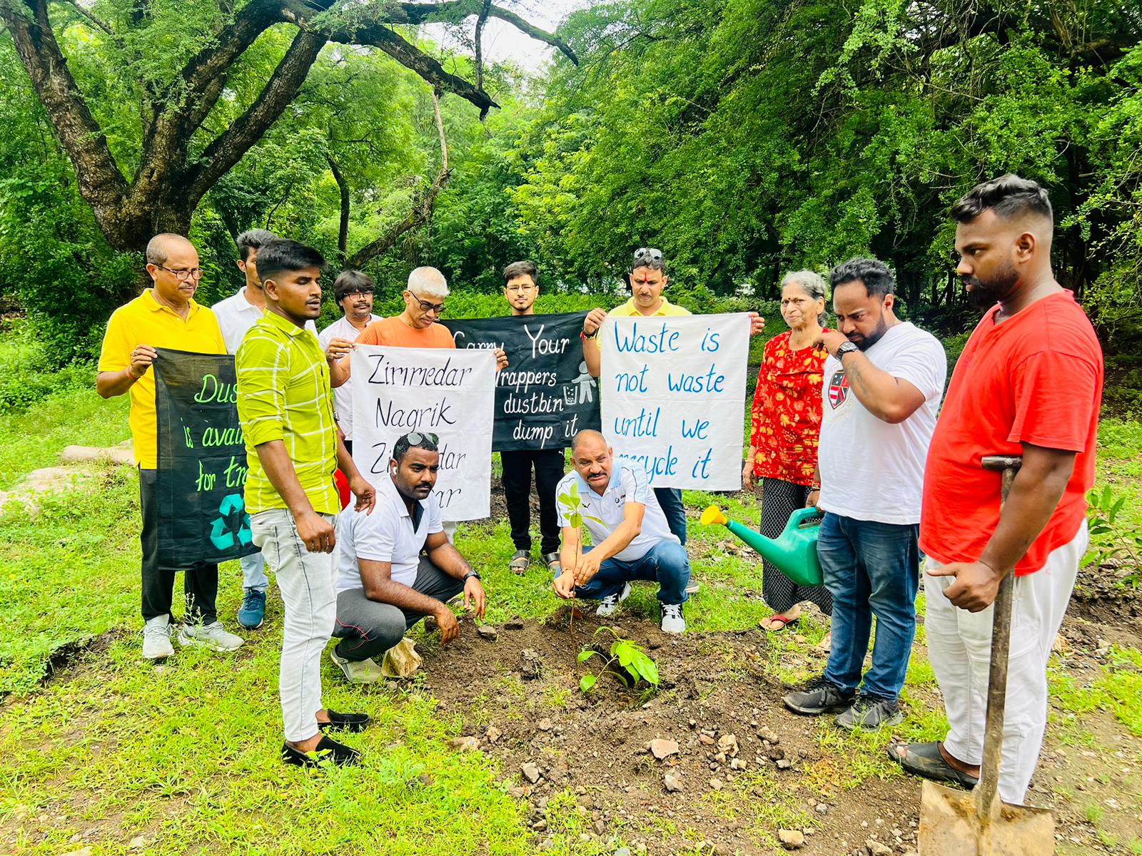  BJP Leader Shiv Shankar Singh Leads Intensive Plantation Drive in Jamshedpur Army Camp