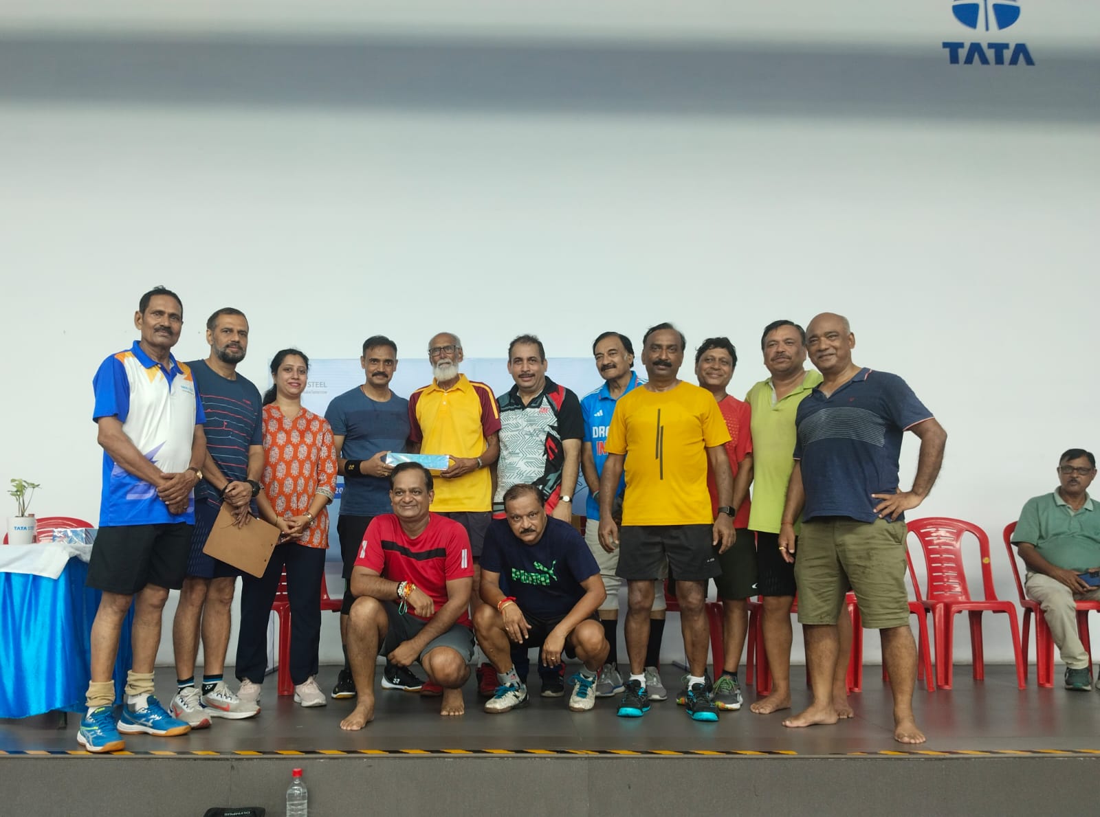  Tata Steel Sports Department Organizes Badminton Championship for Senior Citizens