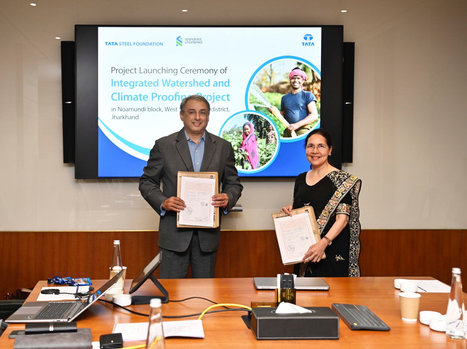  Tata Steel Foundation and Standard Chartered Bank Join Forces to Launch Watershed Project in Jharkhand