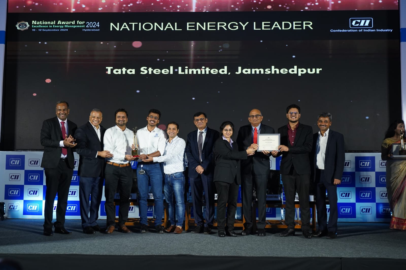  Tata Steel Jamshedpur Shines at the 25th National Awards for Excellence in Energy Management 2024