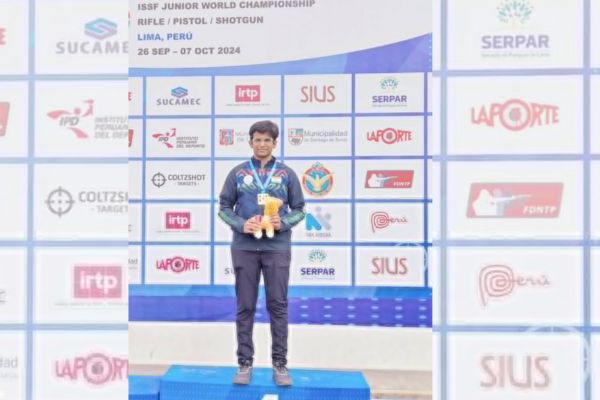  Parth Rakesh Mane Shines with Double Gold at ISSF Junior World Championship