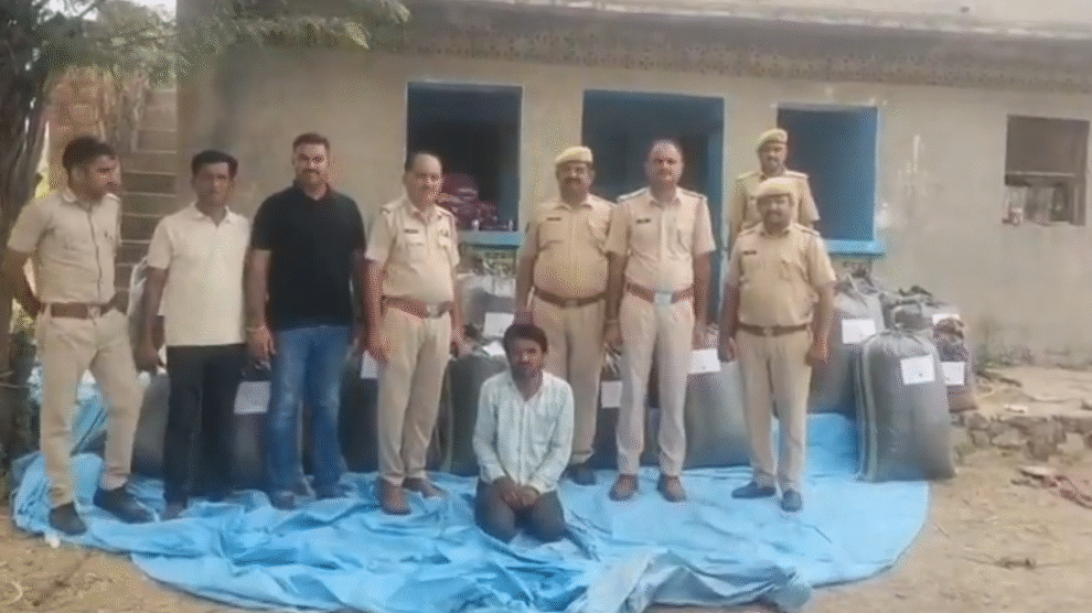 7 Quintals of Poppy Husk Seized in Barmer, One Accused Arrested