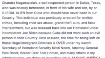 Former US President Condemns the Killing, Calls for Tough Action on Illegal Immigrants