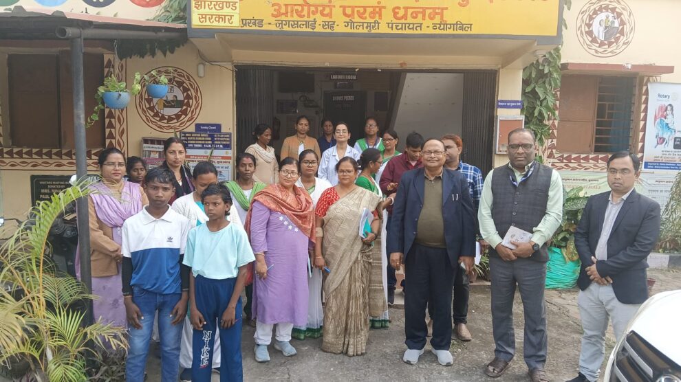 Jharkhand team reviews Leprosy Search Campaign in East Singhbhum, praises door-to-door work