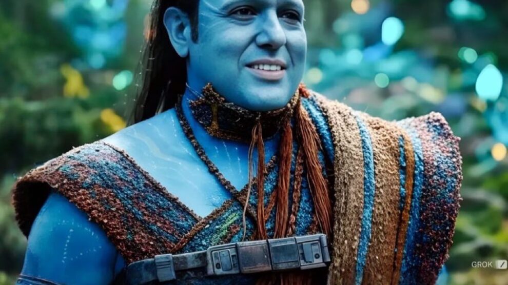 Govinda Turns Blue