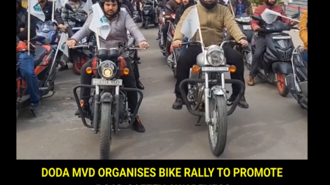 Doda's Bike Rally Sparks Road Safety Drive