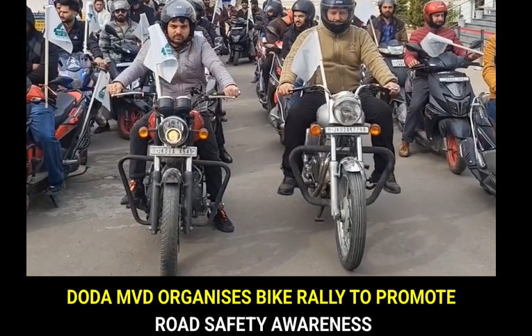 Doda's Bike Rally Sparks Road Safety Drive