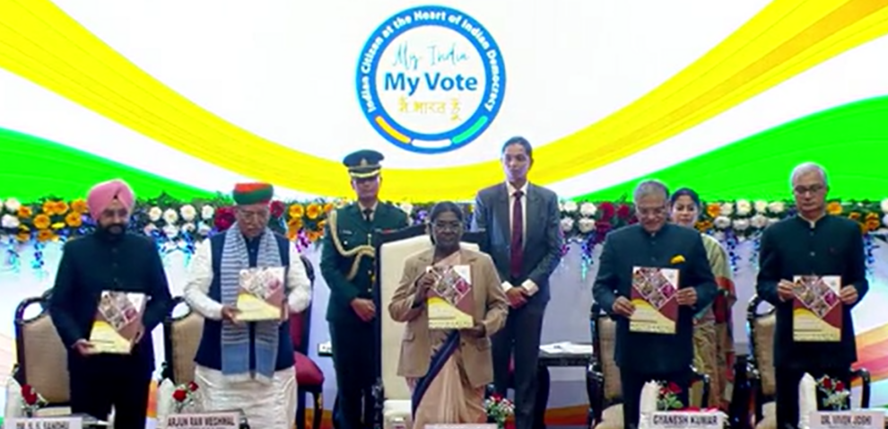 President Murmu Lights Up National Voters' Day Event