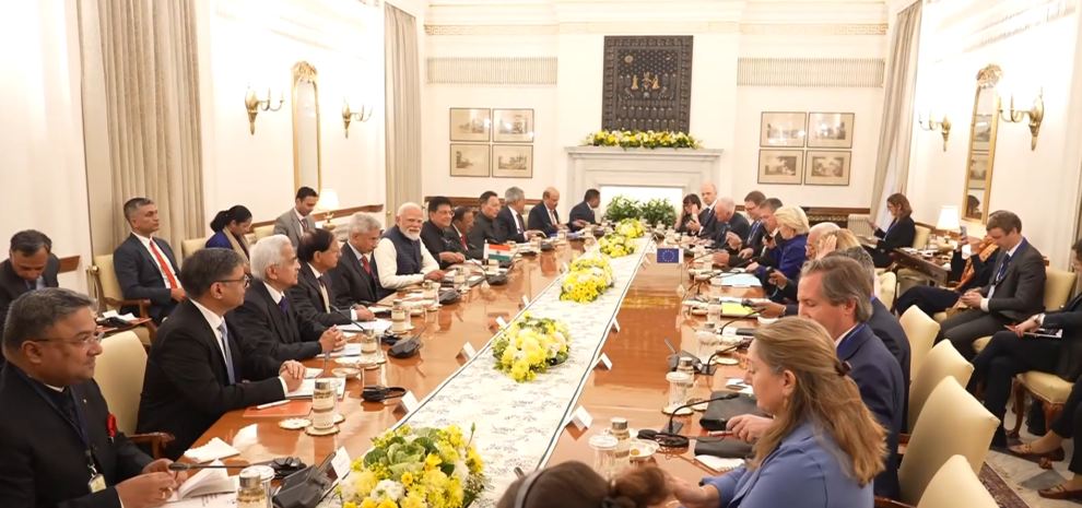 PM Modi Meets EU Leaders in Delhi for Stronger Ties