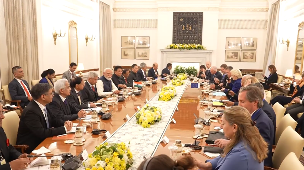 PM Modi Meets EU Leaders in Delhi for Stronger Ties