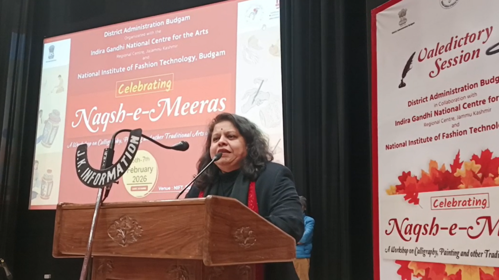Naqsh-e-Meeras Workshop Ends in Budgam: Celebrating Local Crafts and Skills