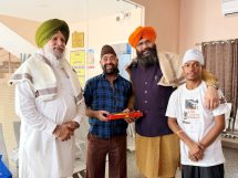 Pappu Sardar visits Takht Patna Sahib