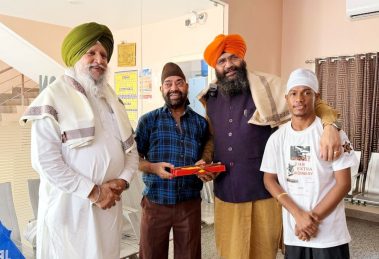 Pappu Sardar visits Takht Patna Sahib