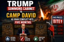 Rare Camp David Setting for 13th Cabinet Meeting
