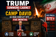 Rare Camp David Setting for 13th Cabinet Meeting